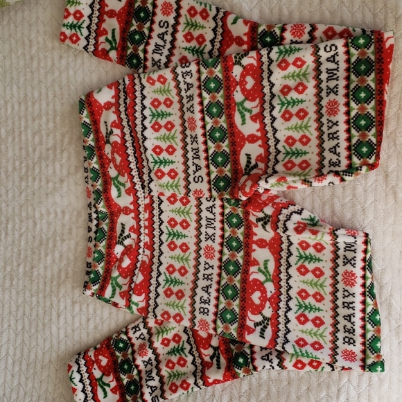 🖤 3/$15 Festive Leggings, Size Women's M 7-9 - Picture 2 of 8